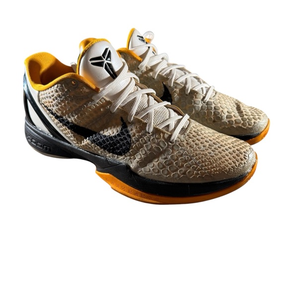 Nike Zoom Kobe 6 'White Del Sol' 2021 Yellow Black 429659-103